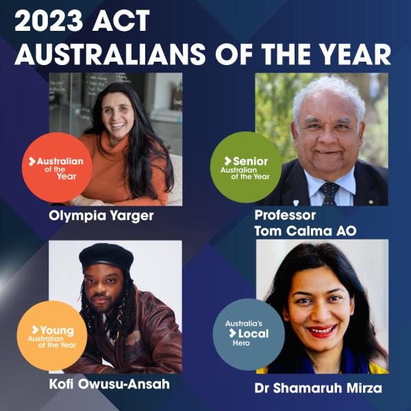 Photo of ACT Australians of the Year