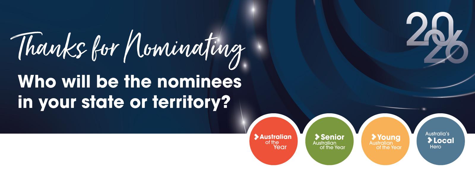 Thanks for Nominating 