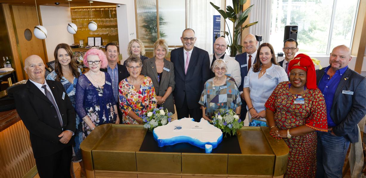 Local Hero alumni with Secretary Michael Pezzullo AO in Canberra, 2023