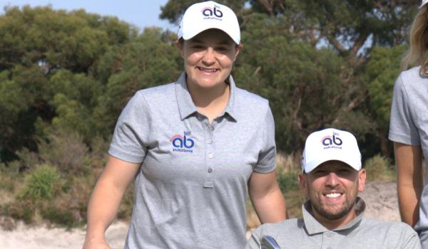 Ash Barty with Dylan Alcott